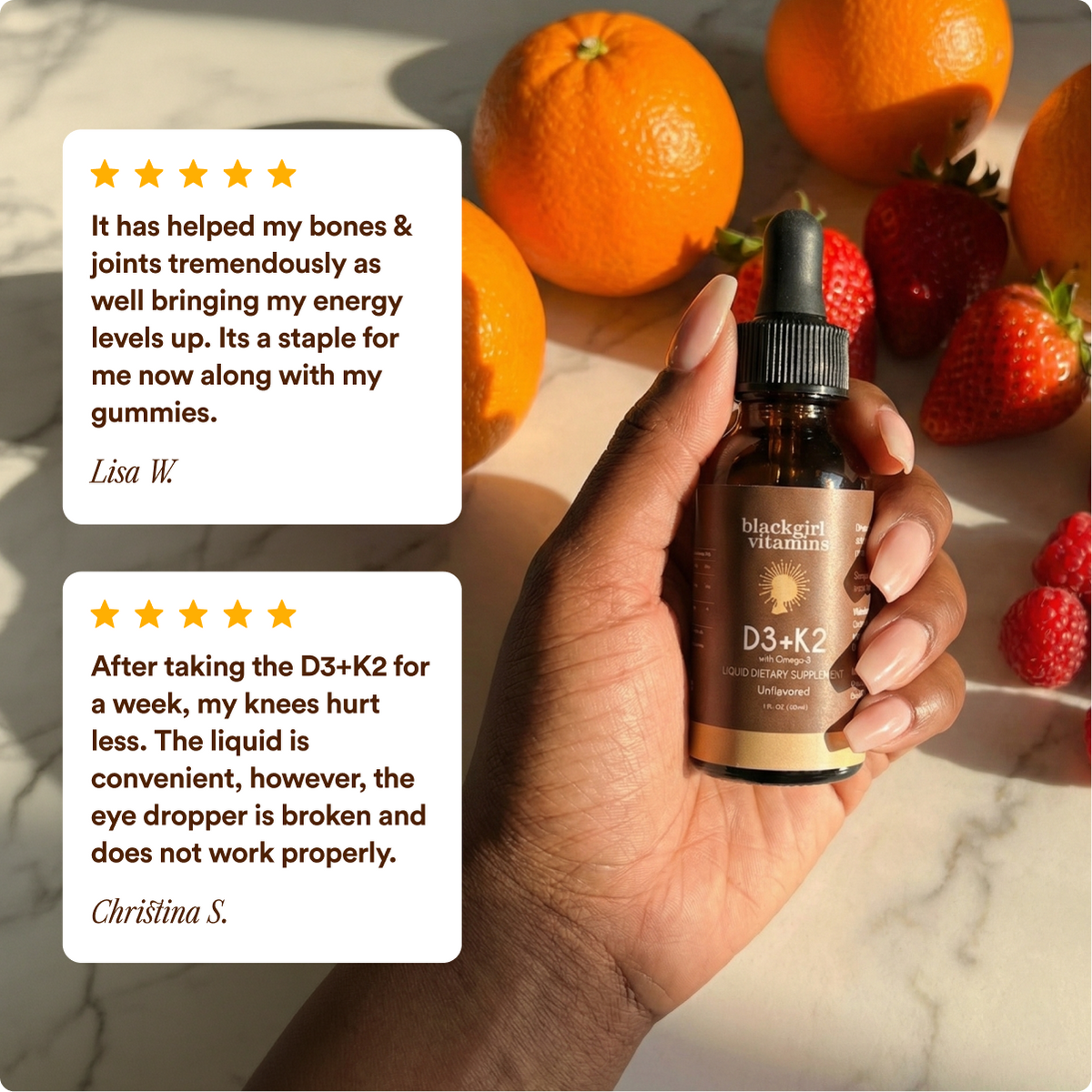Vitamin D3 + K2 Drops