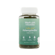 Black Girl Vitamins Calm Girl Ashwagandha gummies, fortified with Zinc, 60 gummies, 60 day supply, improves sleep, energy, stress