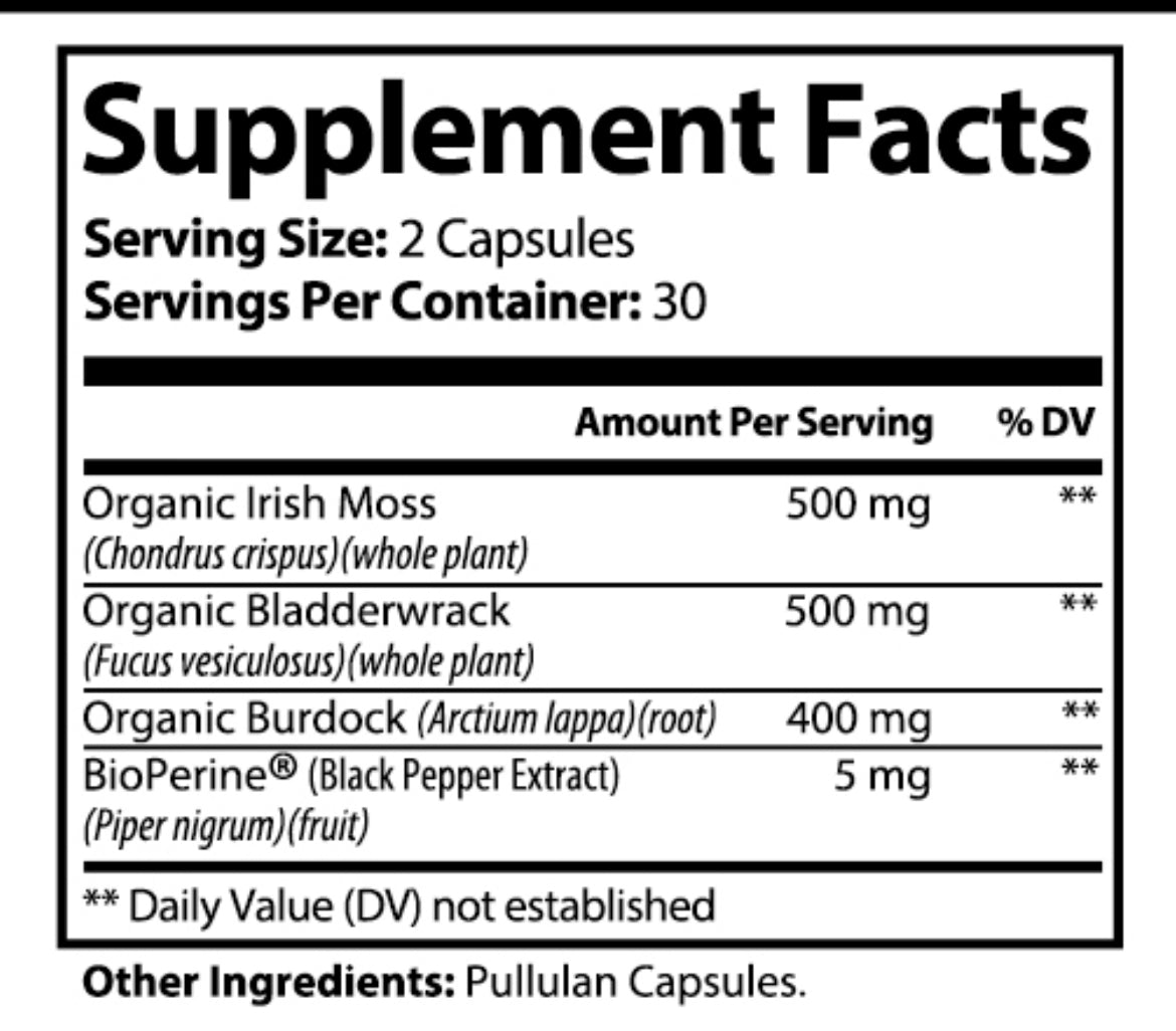 Organic Sea Moss (Pills)